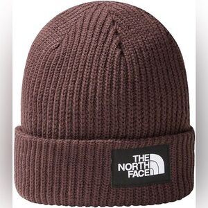 The North Face Log Box Cuffed Beanie NE3BP70A Unisex Brown New NWT